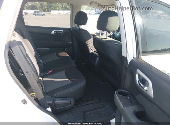 5N1DR2MN8HC665291 2017 NISSAN PATHFINDER White Widok naklejki z numerem VIN