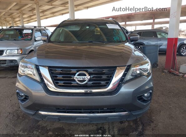 5N1DR2MN8JC651414 2018 NISSAN PATHFINDER Gray Vista del cuadro de instrumentos