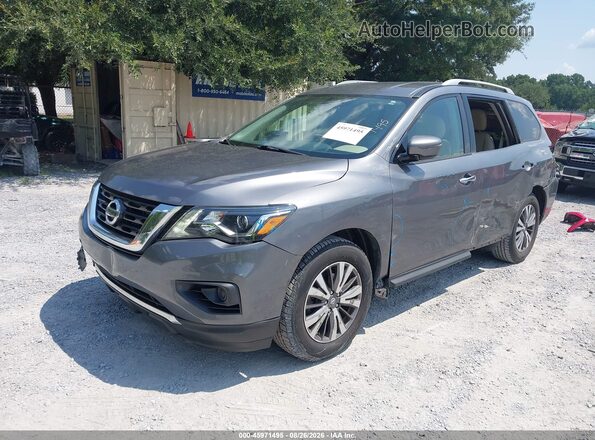 5N1DR2MN9HC615886 2017 NISSAN PATHFINDER Gray წინა მარცხენა ხედი სამი მეოთხედიდან