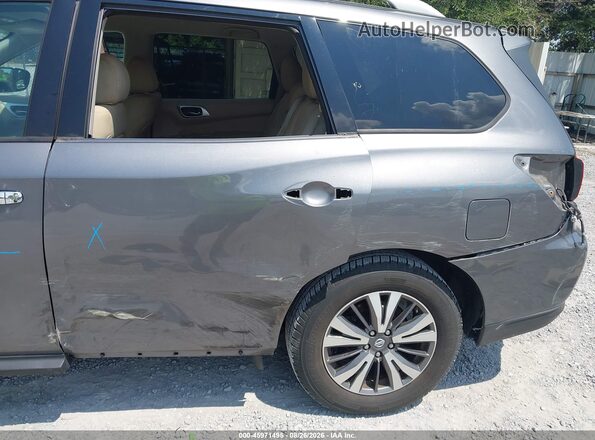 5N1DR2MN9HC615886 2017 NISSAN PATHFINDER Gray წინა ხედი