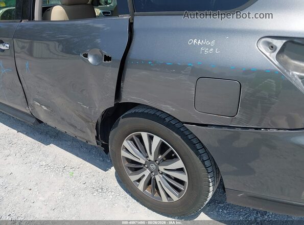 5N1DR2MN9HC615886 2017 NISSAN PATHFINDER Gray 