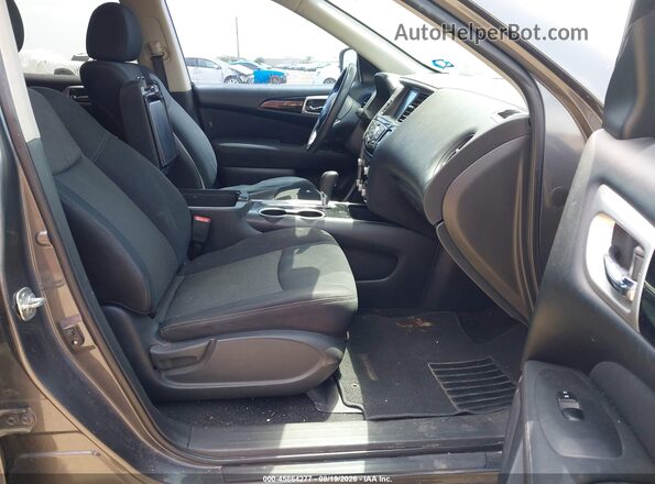 5N1DR2MN9HC907246 2017 NISSAN PATHFINDER Gray წინა სალონის ხედი