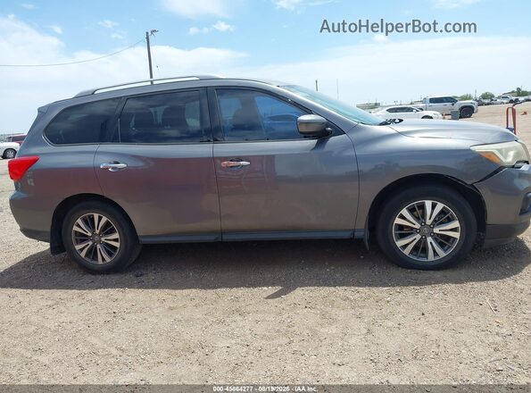 5N1DR2MN9HC907246 2017 NISSAN PATHFINDER Gray უკანა სალონის ხედი