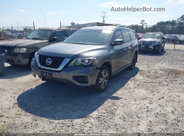 5N1DR2MN9JC617885 2018 NISSAN PATHFINDER Gray Vista tres cuartos delantera izquierda