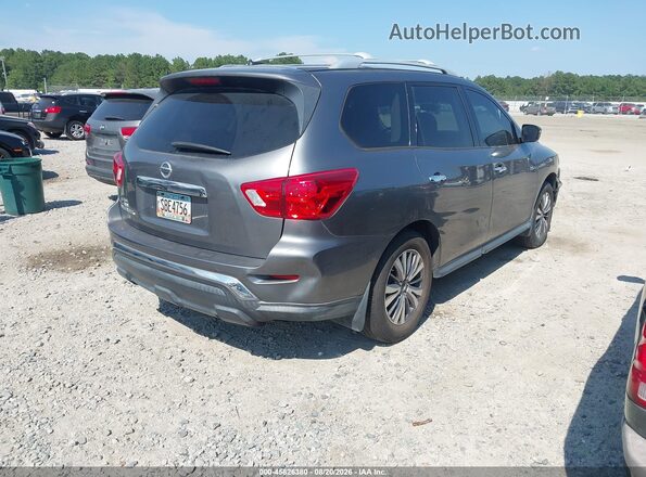 5N1DR2MN9JC617885 2018 NISSAN PATHFINDER Gray Trasero derecho