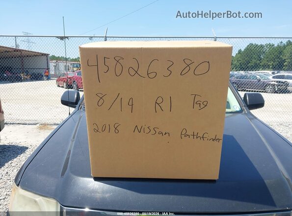 5N1DR2MN9JC617885 2018 NISSAN PATHFINDER Gray 