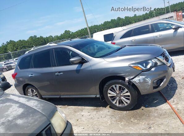 5N1DR2MN9JC617885 2018 NISSAN PATHFINDER Gray Vista interior trasera