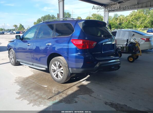 5N1DR2MN9JC658162 2018 NISSAN PATHFINDER Blue Rear left