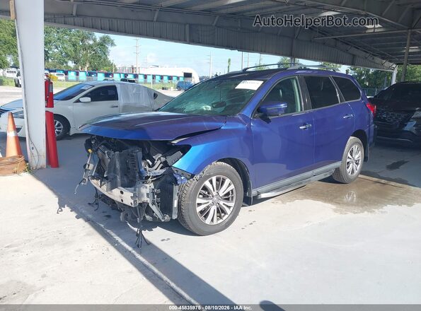 5N1DR2MN9JC658162 2018 NISSAN PATHFINDER Blue Front left
