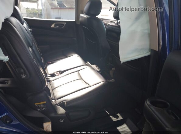 5N1DR2MN9JC658162 2018 NISSAN PATHFINDER Blue VIN sticker view