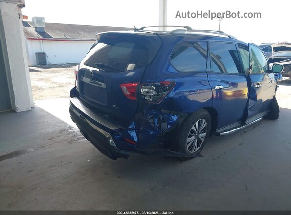 5N1DR2MN9JC658162 2018 NISSAN PATHFINDER Blue Rear right