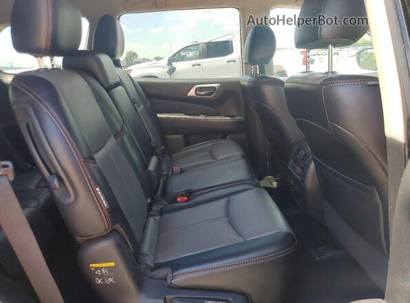 5N1DR2MN9KC626989 2019 NISSAN PATHFINDER Black უკანა სავარძლების ხედი