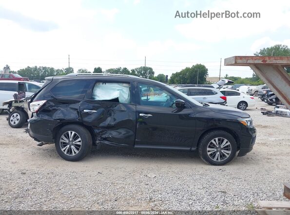 5N1DR2MNXHC604069 2017 NISSAN PATHFINDER Black Widok wnętrza z tyłu