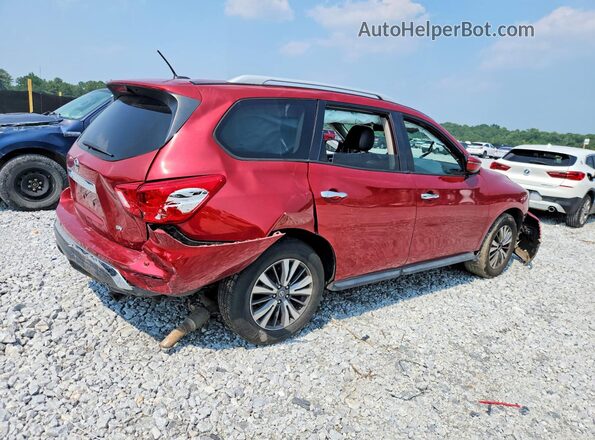 5N1DR2MNXHC613421 2017 NISSAN PATHFINDER Red Trasero derecho
