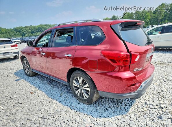 5N1DR2MNXHC613421 2017 NISSAN PATHFINDER Red Trasero izquierdo