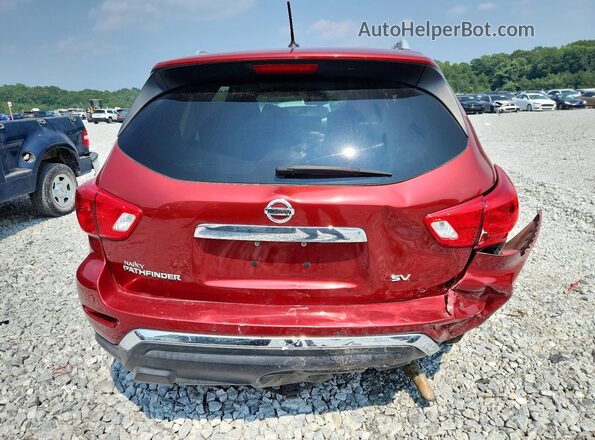 5N1DR2MNXHC613421 2017 NISSAN PATHFINDER Red Vista trasera