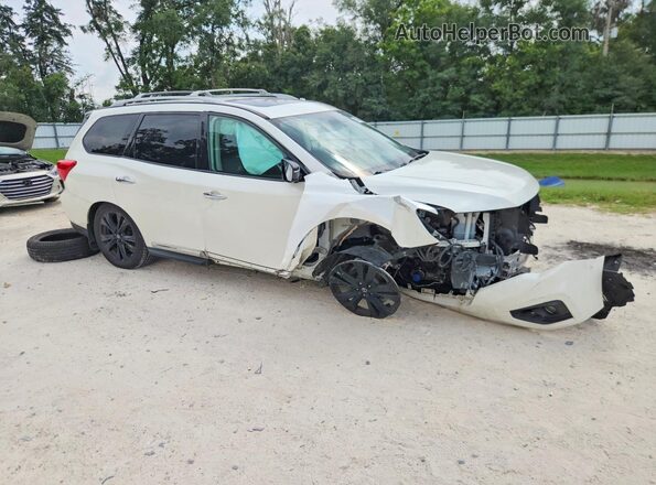 5N1DR2MNXHC697272 2017 NISSAN PATHFINDER White Передня права чверть