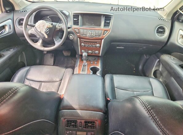 5N1DR2MNXHC697272 2017 NISSAN PATHFINDER White Вид панелі приладів