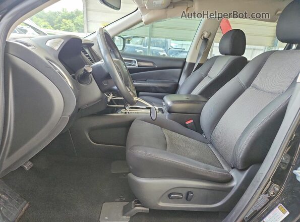5N1DR2MNXJC632718 2018 NISSAN PATHFINDER Black Widok wnętrza z przodu