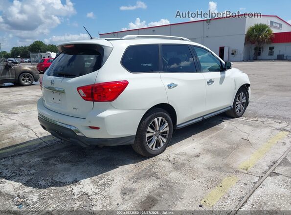 5N1DR2MNXJC634372 2018 NISSAN PATHFINDER White Trasero derecho