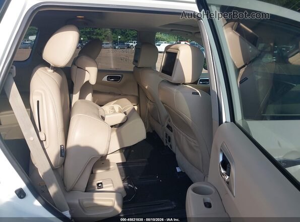 5N1DR2MNXJC663550 2018 NISSAN PATHFINDER White Widok naklejki z numerem VIN