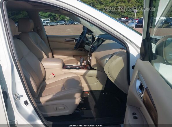 5N1DR2MNXJC663550 2018 NISSAN PATHFINDER White Widok wnętrza z przodu