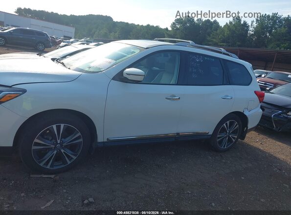 5N1DR2MNXJC663550 2018 NISSAN PATHFINDER White Widok wnętrza 360 stopni