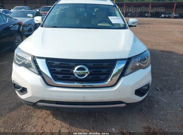 5N1DR2MNXJC663550 2018 NISSAN PATHFINDER White Widok zestawu wskaźników