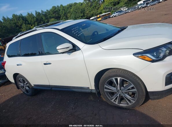 5N1DR2MNXJC663550 2018 NISSAN PATHFINDER White Widok wnętrza z tyłu