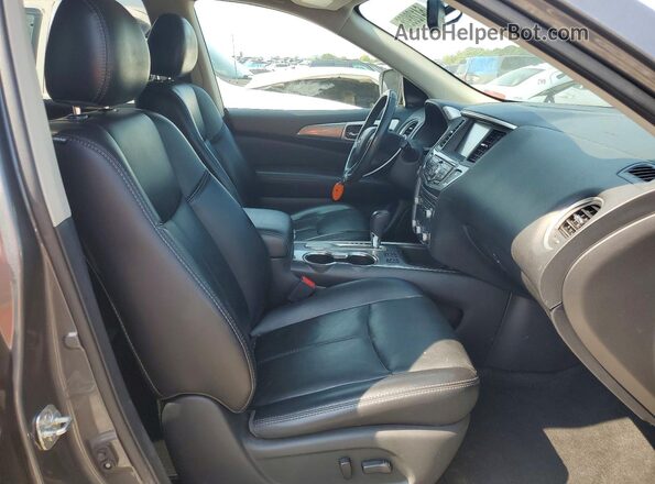 5N1DR2MNXKC606153 2019 NISSAN PATHFINDER Gray წინა სალონის ხედი
