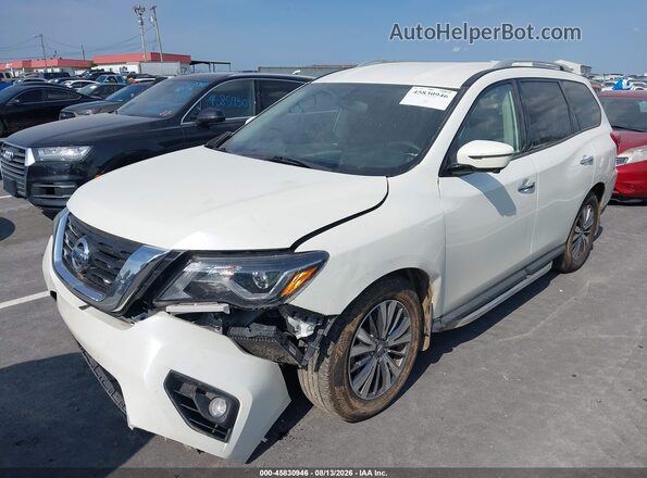 5N1DR2MNXKC614897 2019 NISSAN PATHFINDER White Առջևի ձախ երեք քառորդ տեսարան