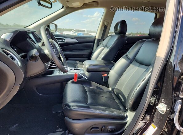 5N1DR2MNXKC621171 2019 NISSAN PATHFINDER Black Front interior view