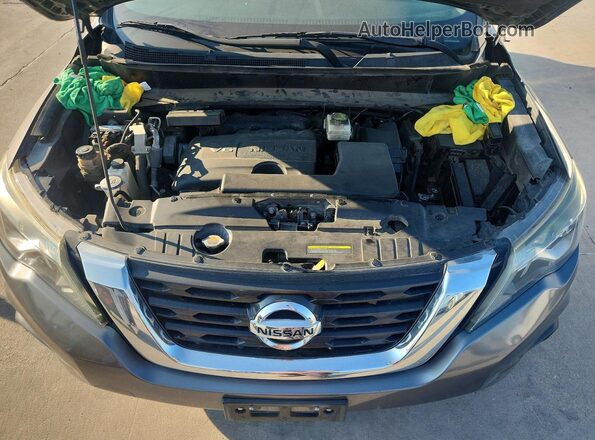 5N1DR2MNXKC625690 2019 NISSAN PATHFINDER Серый Вид задней части салона