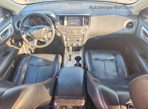 5N1DR2MNXKC625690 2019 NISSAN PATHFINDER Серый Вид панели приборов