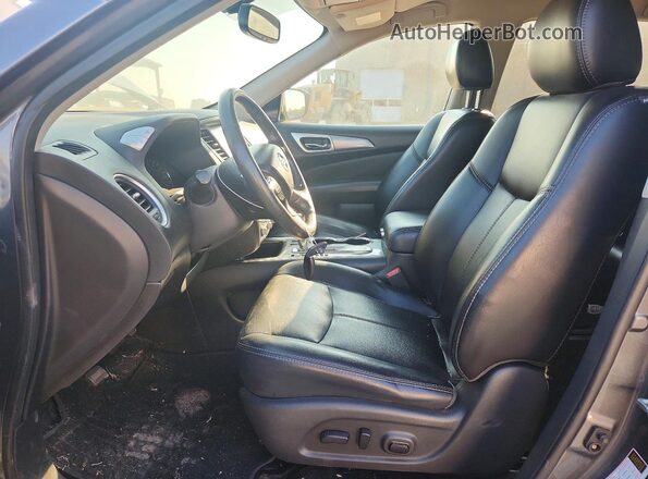 5N1DR2MNXKC625690 2019 NISSAN PATHFINDER Серый Вид салона спереди