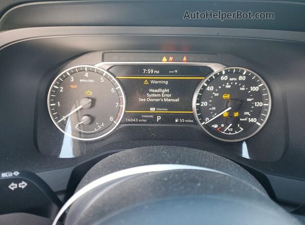 5N1DR3AA9SC229371 2025 NISSAN PATHFINDER Gray Вид щитка приладів