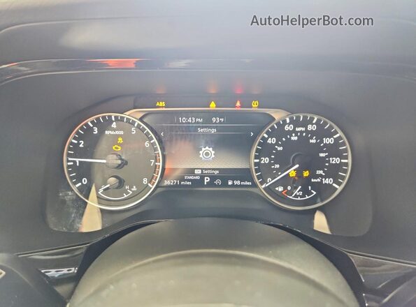 5N1DR3BA0SC256702 2025 NISSAN PATHFINDER Серый Вид щитка приборов