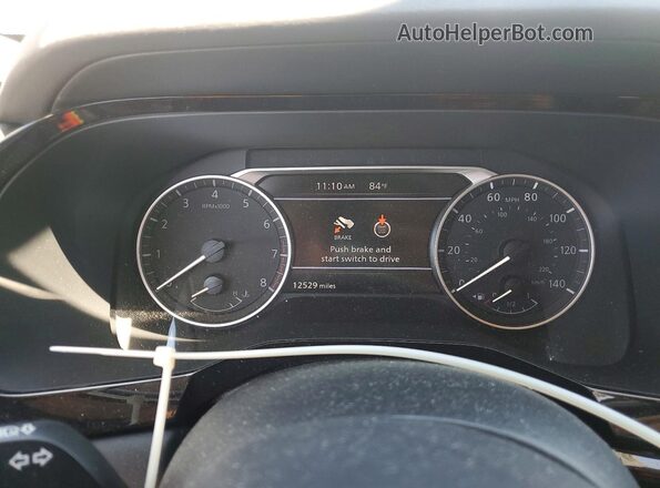 5N1DR3BA2RC274998 2024 NISSAN PATHFINDER White Вид щитка приладів