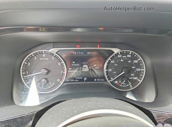 5N1DR3BA6SC203552 2025 NISSAN PATHFINDER Blue ხელსაწყოთა პანელის ხედი