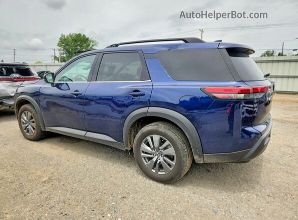 5N1DR3BA6SC203552 2025 NISSAN PATHFINDER Blue უკანა მარცხენა