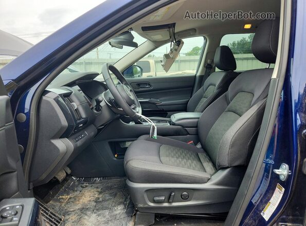 5N1DR3BA6SC203552 2025 NISSAN PATHFINDER Blue წინა სალონის ხედი