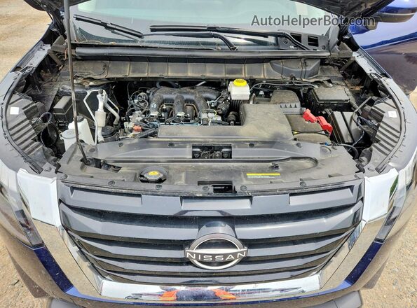 5N1DR3BA6SC203552 2025 NISSAN PATHFINDER Blue ძრავის განყოფილების ხედი