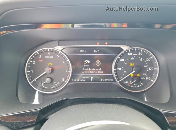 5N1DR3BA7SC249407 2025 NISSAN PATHFINDER Black Սարքավորումների վահանակի տեսք
