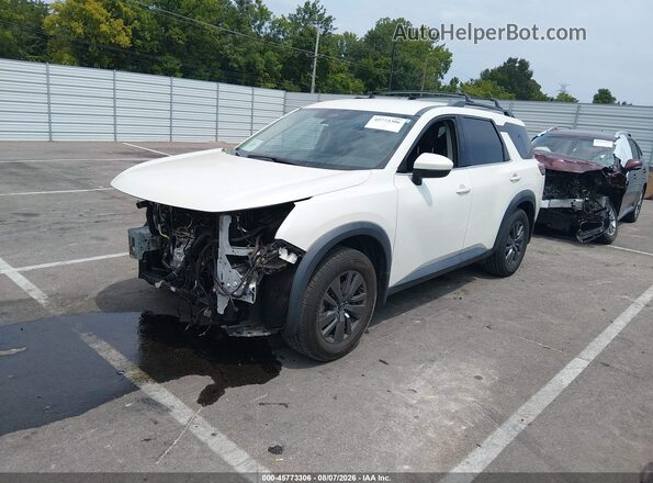 5N1DR3BA8PC211742 2023 NISSAN PATHFINDER White წინა მარცხენა ხედი სამი მეოთხედიდან
