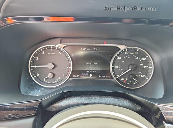 5N1DR3BB3PC228327 2023 NISSAN PATHFINDER Серебряный Вид щитка приборов