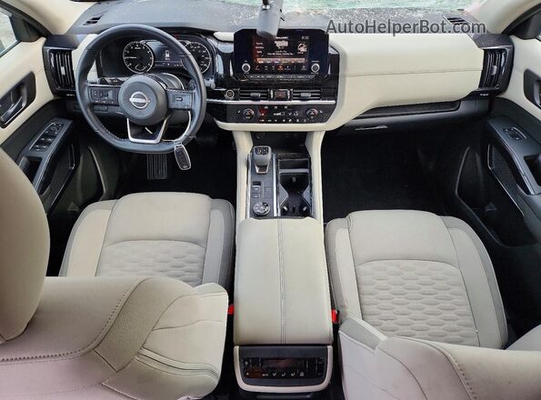 5N1DR3BC4PC204045 2023 NISSAN PATHFINDER Gray Widok deski rozdzielczej