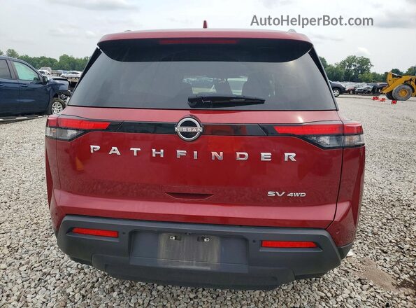 5N1DR3BC9NC222120 2022 NISSAN PATHFINDER Красный Вид сзади