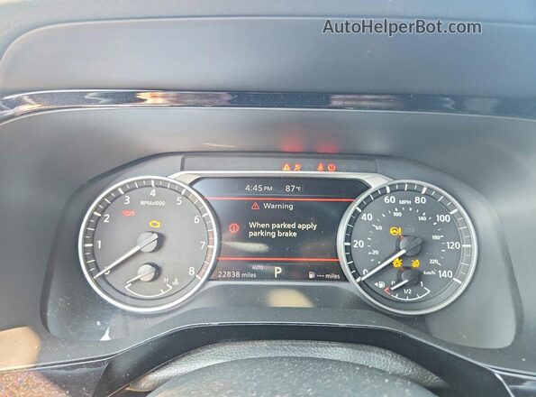 5N1DR3BD1SC270215 2025 NISSAN PATHFINDER Black Vista del cuadro de instrumentos