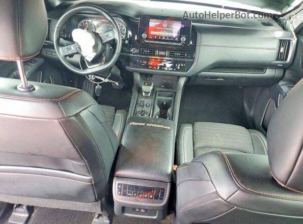 5N1DR3BD6PC259797 2023 NISSAN PATHFINDER White Dashboard view