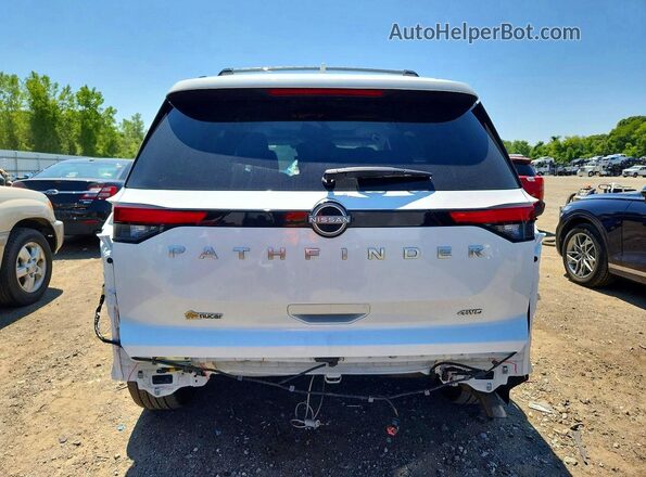 5N1DR3BD6SC301488 2025 NISSAN PATHFINDER White Вид ззаду